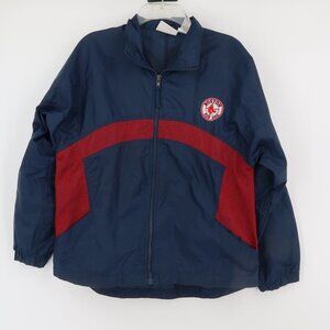 Boys MLB Genuine Merchandise Boston Red Sox Windbreaker Size Large 14-16